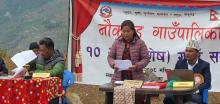 Vice Chairperson putting forward the budget and programmes 